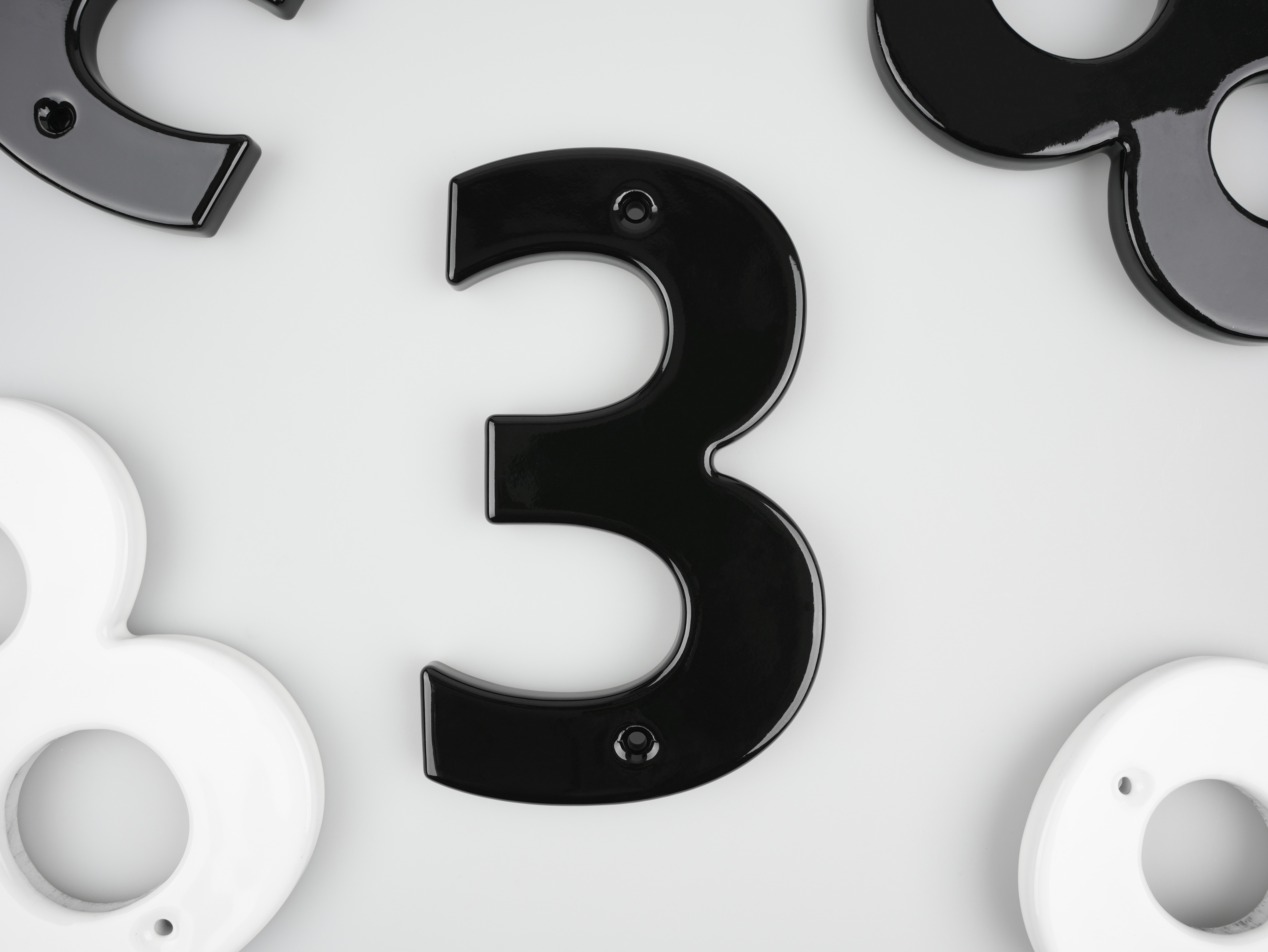 Ceramic House Number Ceramic House Number