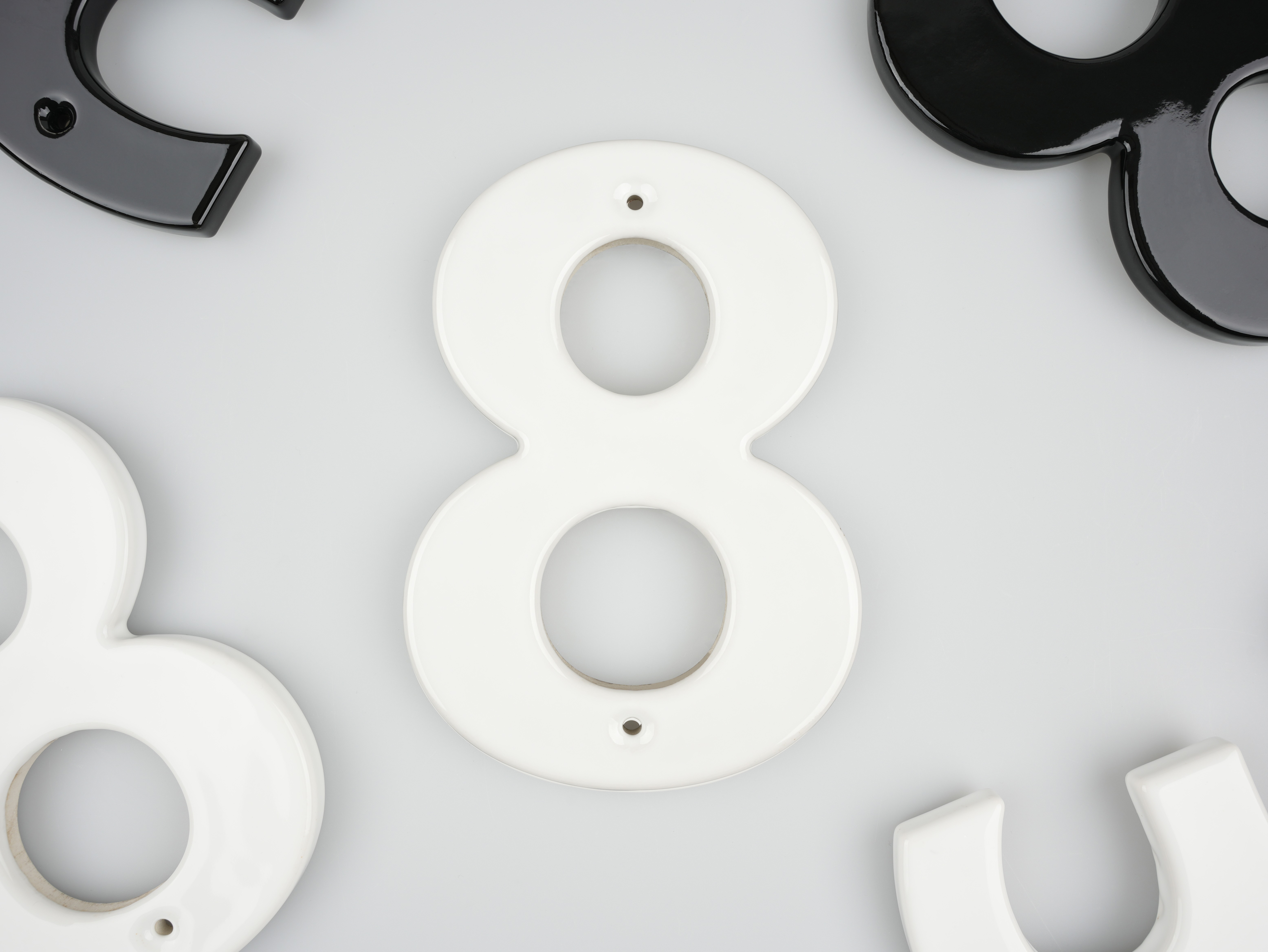 Ceramic House Number Ceramic House Number