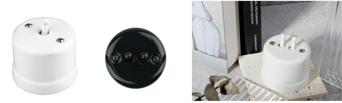 porcelain toggle light switch