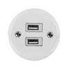 Power Ceramic Wall Mounting USB Wall Socket