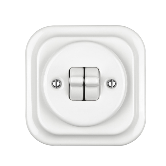 Innovative Household Square Ceramic Toggle Electric Switch for Ceilings