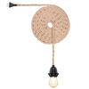 Decorative Vintage Waterproof Ceiling Chandelier DIY Hemp Rope Hanging Lighting