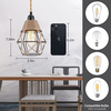 Industrial Plug-In Pendant Light with Plug Cord for Dining Room