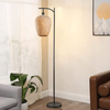 High-quality Retro Rustic Bamboo Floor Lamp for Household