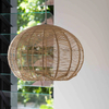 Creative Personalized Bird's Nest Dining Room Chandelier Rattan Vintage Restaurant Light