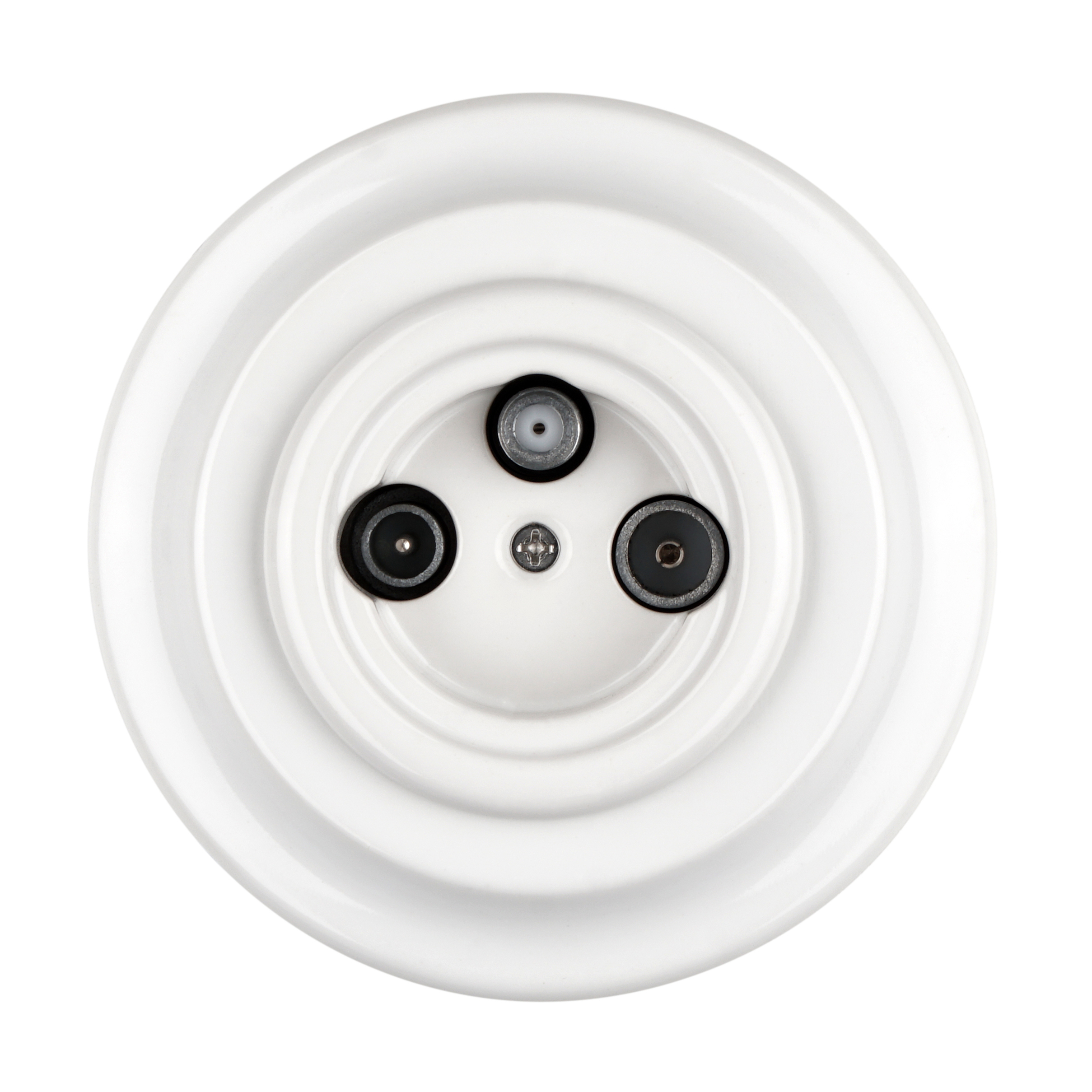 Well-Configured Flush Mounted TV/SAT Socket for Home