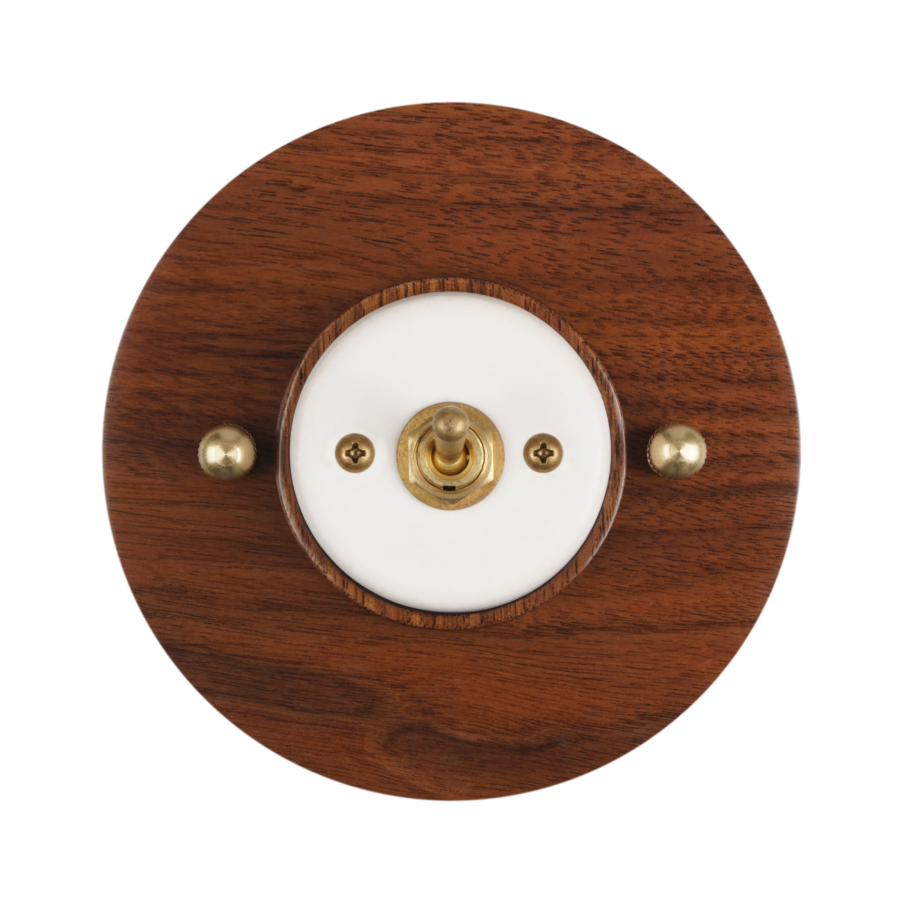 Fancy Ceramic Wulnut ElectricalToggle Wall Switch