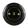 1 Gang Flush-mounted Retro Toggle Switch with metal knob