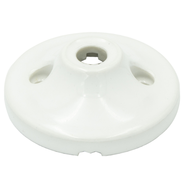 Ceramic Colorful D72MM*H25MM Screw-On Ceiling Roses 