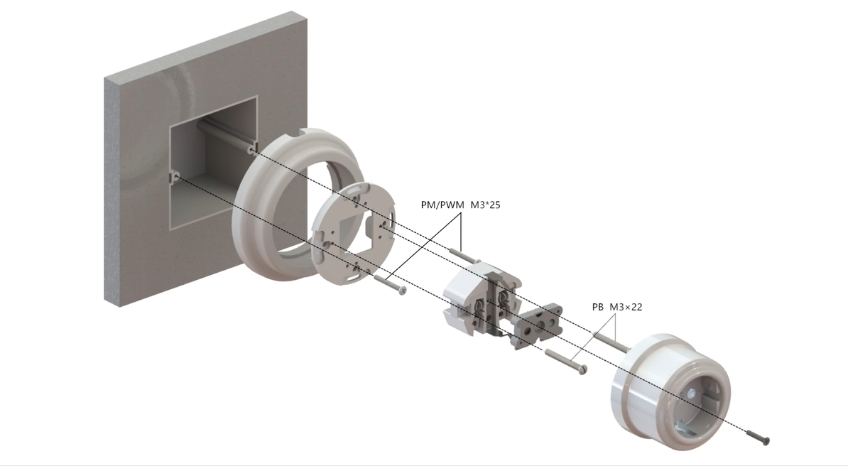 installation guidance of wall socket