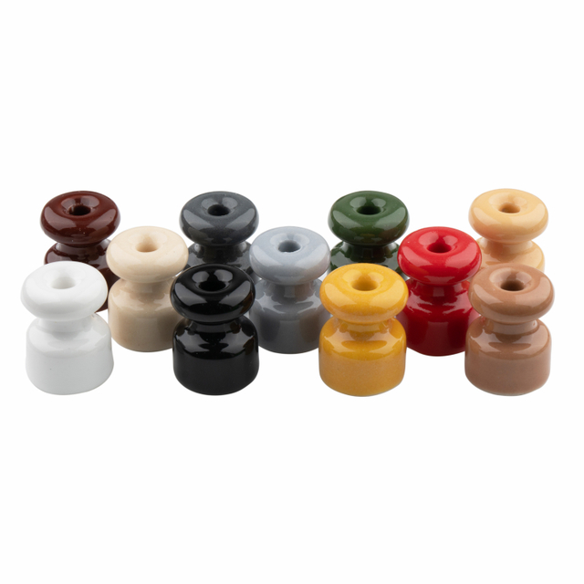 D18mm×H23mm Ceramic Insulator in Colorful Glazed