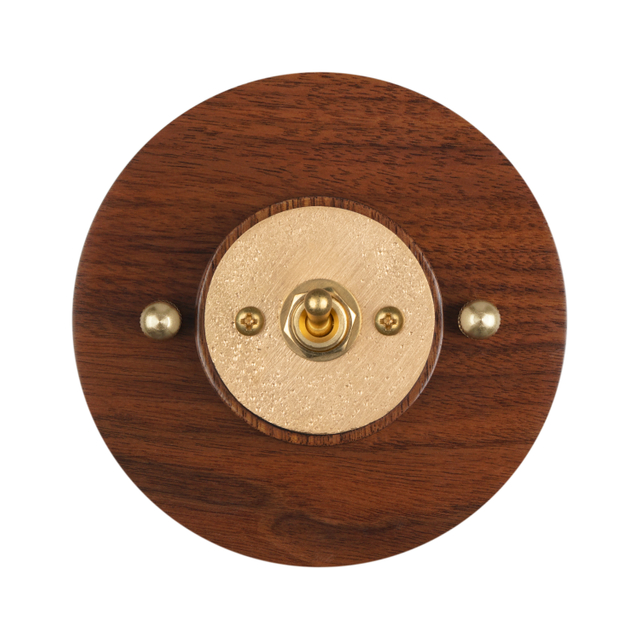 Fancy Ceramic Wulnut ElectricalToggle Wall Switch