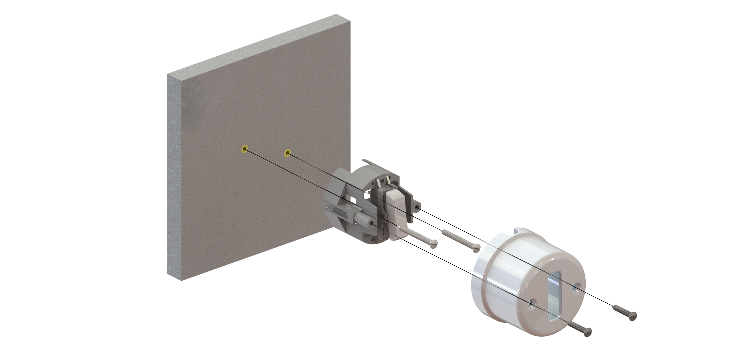 Guidance of installing a surface rocker switch