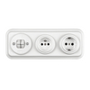 Innovative Household Square Ceramic Toggle Electric Switch for Ceilings