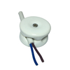 D33mm×H18mm Retro Ceramic Cable Holder for 2 Wires