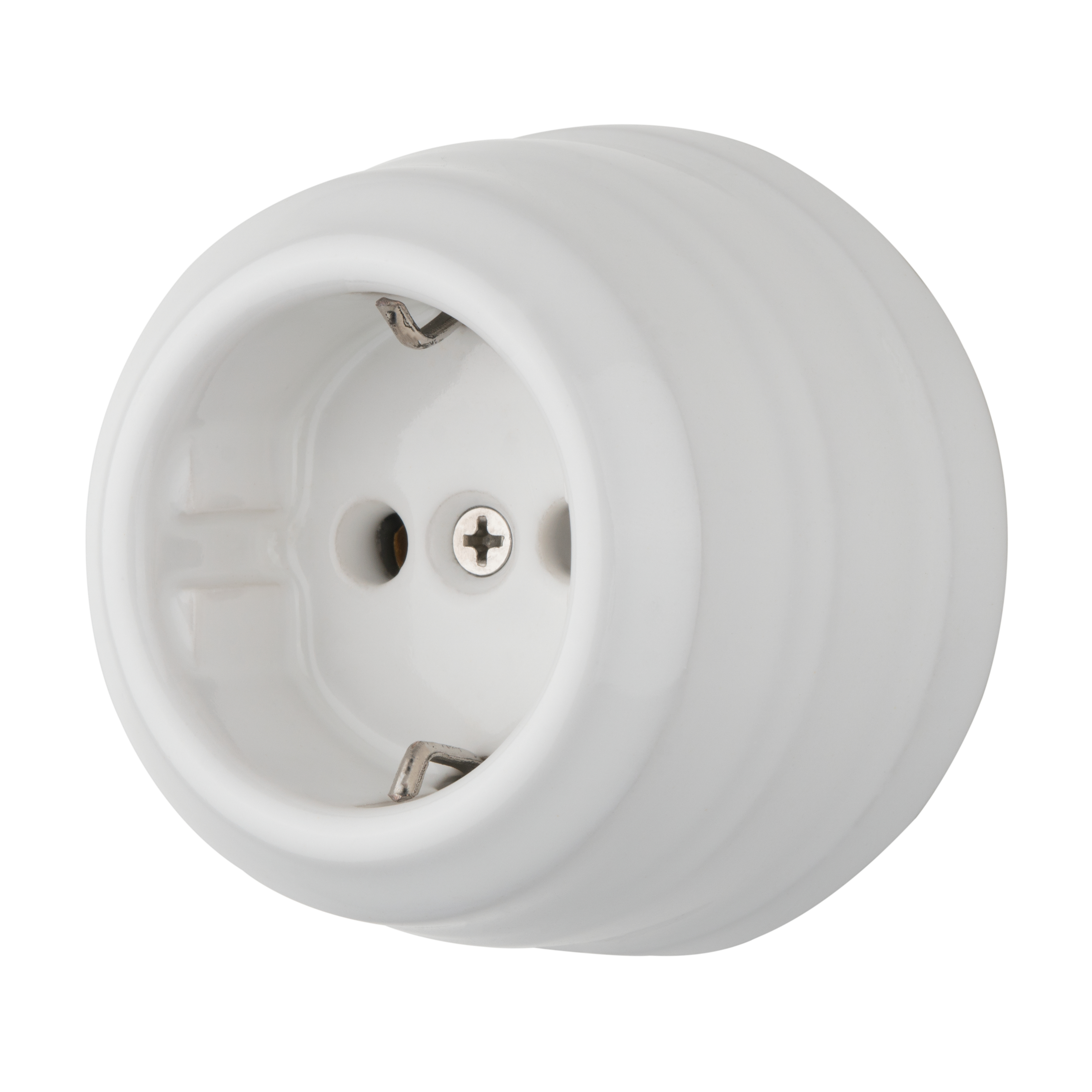 Ceramic D70MM*H43MM Schuko Wall Socket