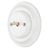 1 Gang Flush-mounted Anqitue Toggle Switch with metal knob