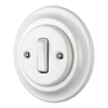 1 Gang Flush-mounted Porcelain Rocker Switch 