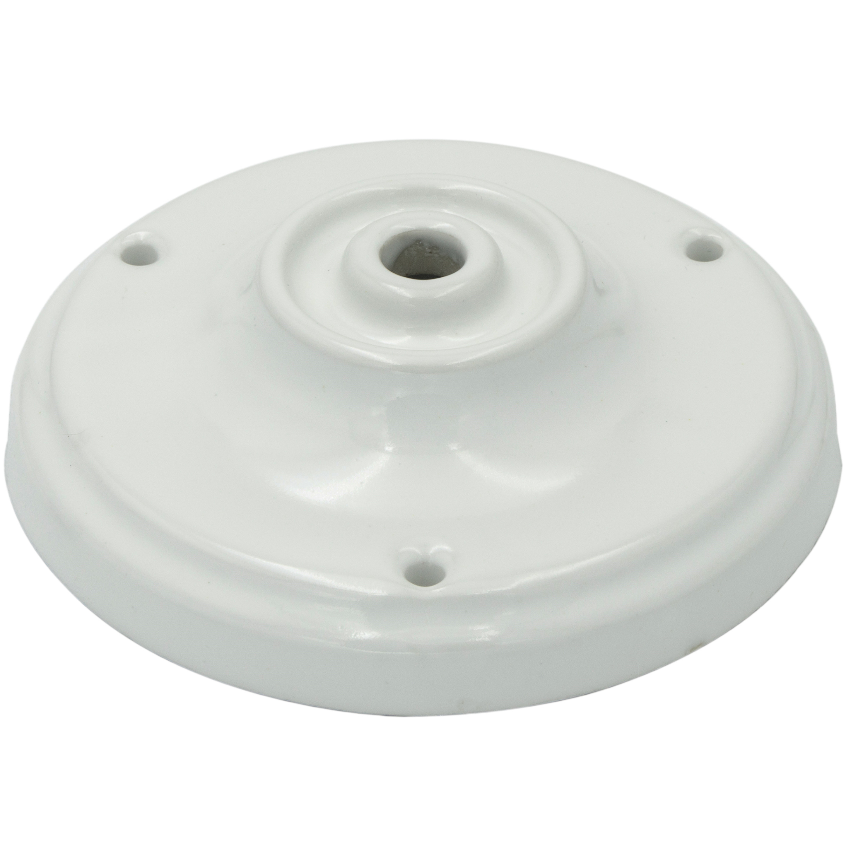 Porcelain Residential D104MM Plug-in Ceiling Roses 