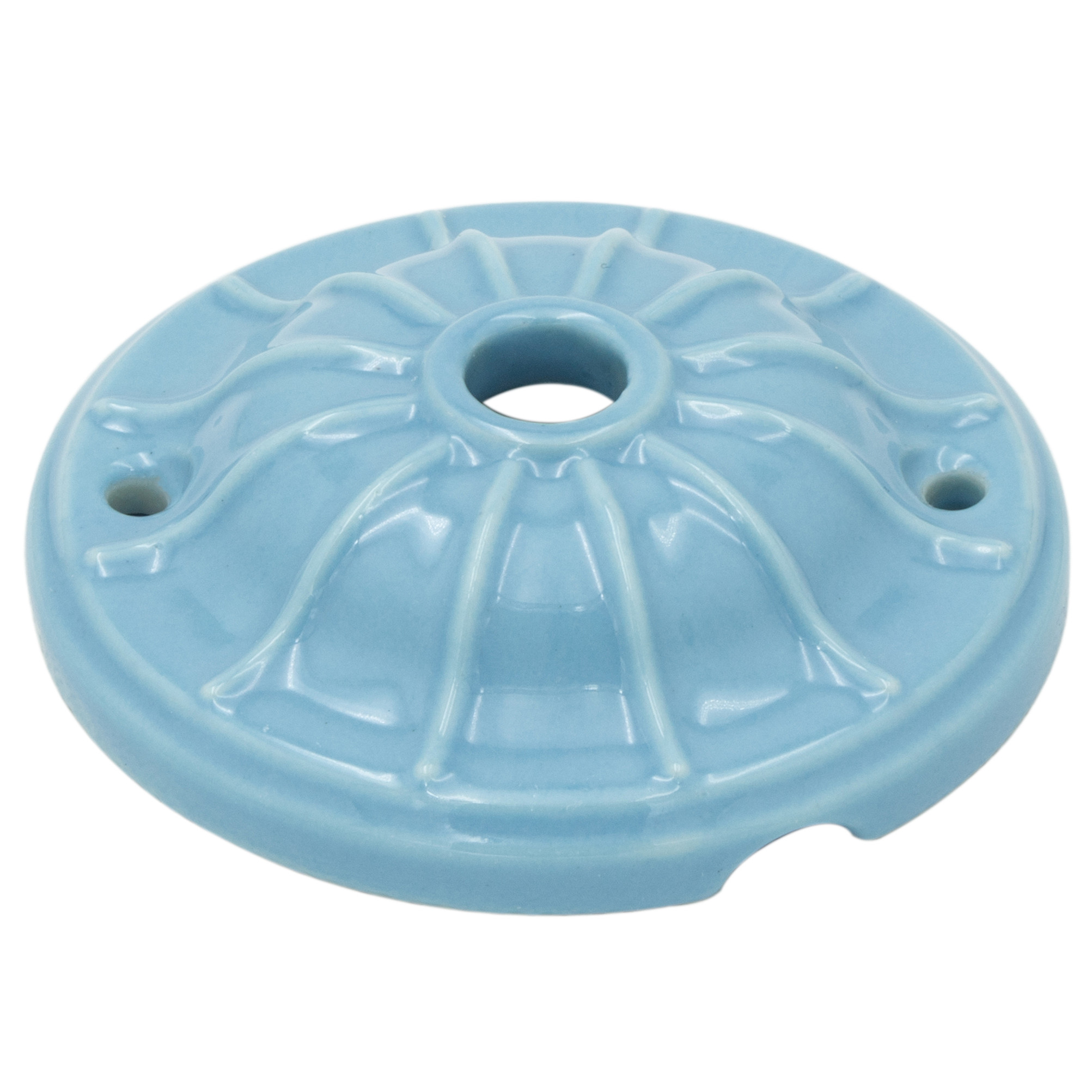 Blue Ceramic D70MM*H20MM Ceiling Roses for Residential