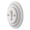 1 Gang Flush-mounted Porcelain Rocker Switch 