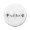 Rustic Porcelain 1 Gang 1 Way Toggle Wall Switches