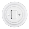 Flush-mounted Porcelain Rocker Switch, Crossing