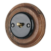 1 Gang Flush-mounted Anqitue Toggle Switch with metal knob