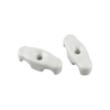 D35mm×H11mm Ceramic Cable Holder for 2 Wires