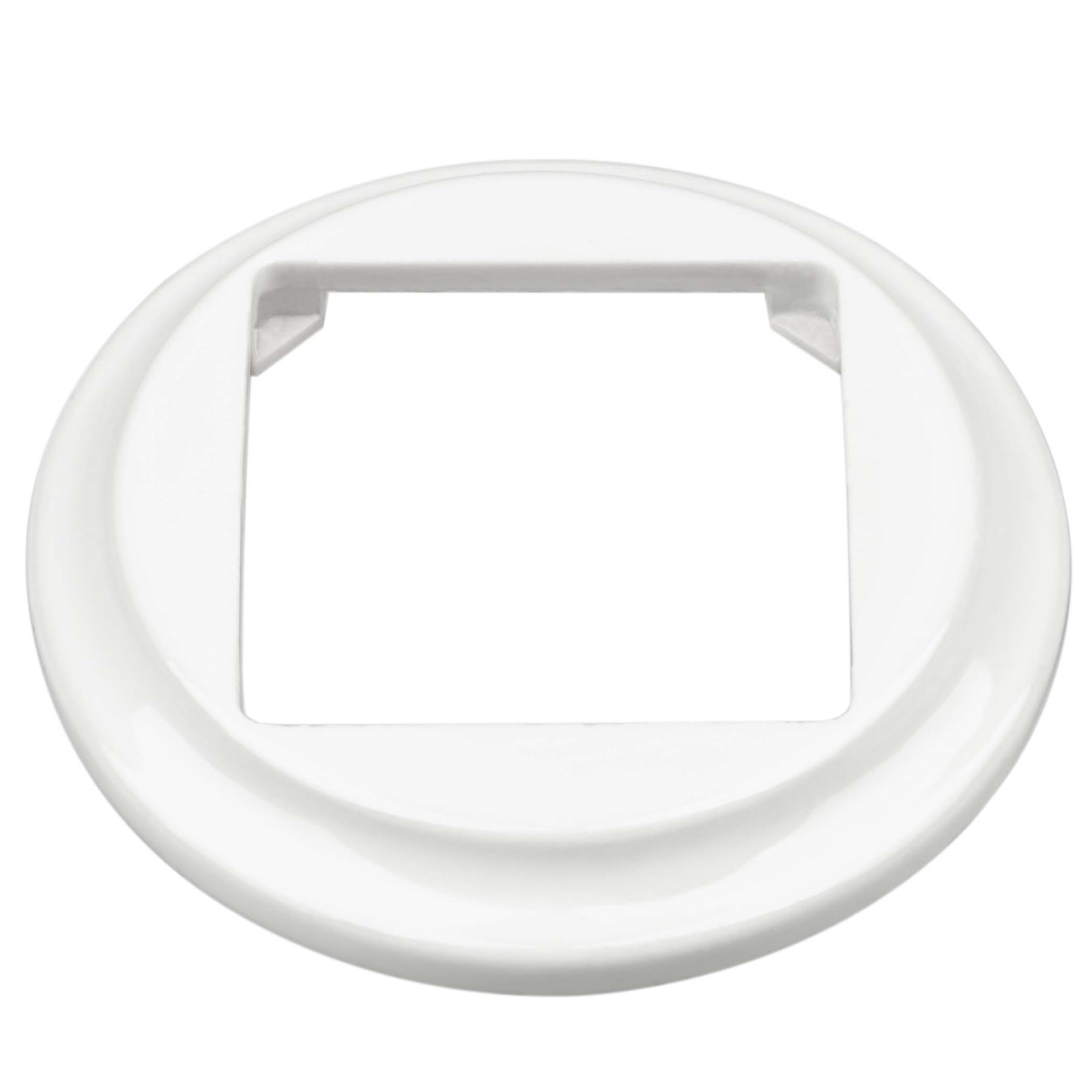 Round Ceramic Single Frame for Thermostat Switch