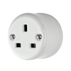 UK Standard Wall-mounting Ceramic Electric Home Wall Socket