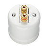 Premium Ceramic Surface Mounted Audio Jack for Home Decoration