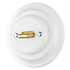 2024 New Porcelain Toggle Wall Switches with Metal Knob