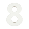 Elegant Ceramic House Number Plaque for European Homes