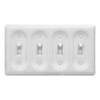 Porcelain Panel Toggle Wall Switches for Home