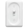 Porcelain Panel Toggle Wall Switches for Home