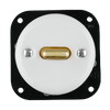 2024 New Porcelain Toggle Wall Switches with Metal Knob