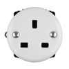 Stylish Retro Ceramic UK Standard Flush Mounted Wall Socket