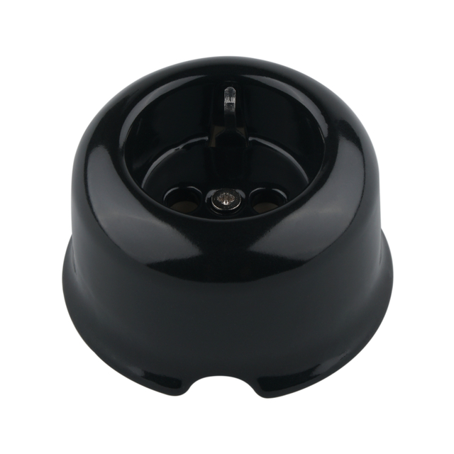  Vintage Surface Mounted D73MM Porcelain German Schuko Wall Socket